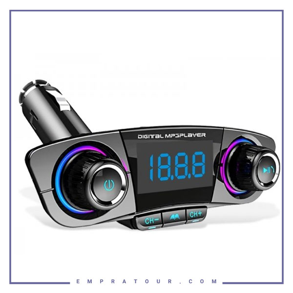 اف ام پلیر و شارژر فندکی ارلدام Earldom Wireless FM Charger Car Kit ET-M60