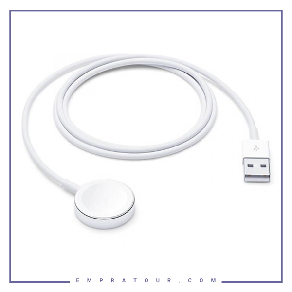 کابل اصلی شارژ مغناطیسی اپل واچ 1 متری Apple Watch Magnetic Charging Cable A1923