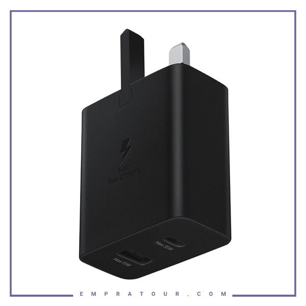 شارژر اصلی سامسونگ 35 وات سوپر فست شارژ Samsung EP-TA220 Power Adapter Duo 35W