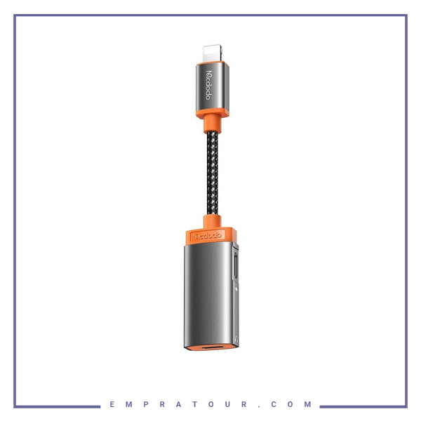 کابل تبدیل 1 به 2 لایتنینگ مک‌دودو Mcdodo CA-0490 Oryx Series Lightning to Dual Lightning Cable