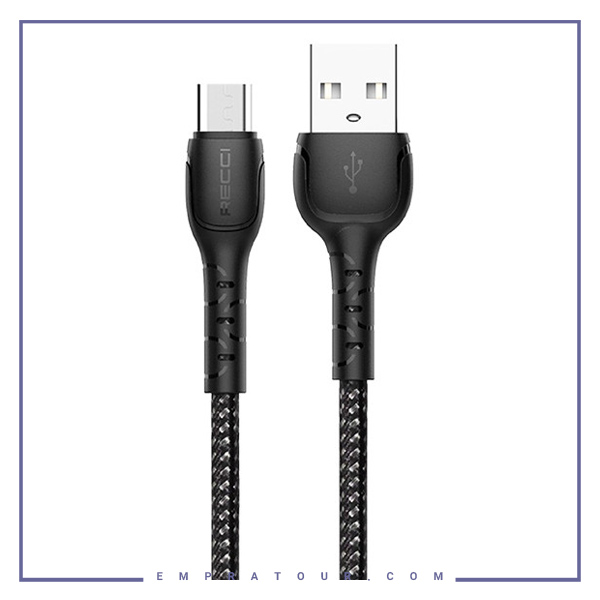 کابل شارژ TYPE-C رسی 1متر RECCI STAR STONE USB TO TYPE-C DATA CABLE RTC-N16C