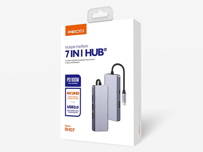 هاب 7 پورت رسی مدل  RH07