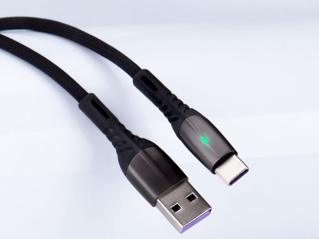 کابل شارژ Type C رسی 1متری مدل RTC-P01C