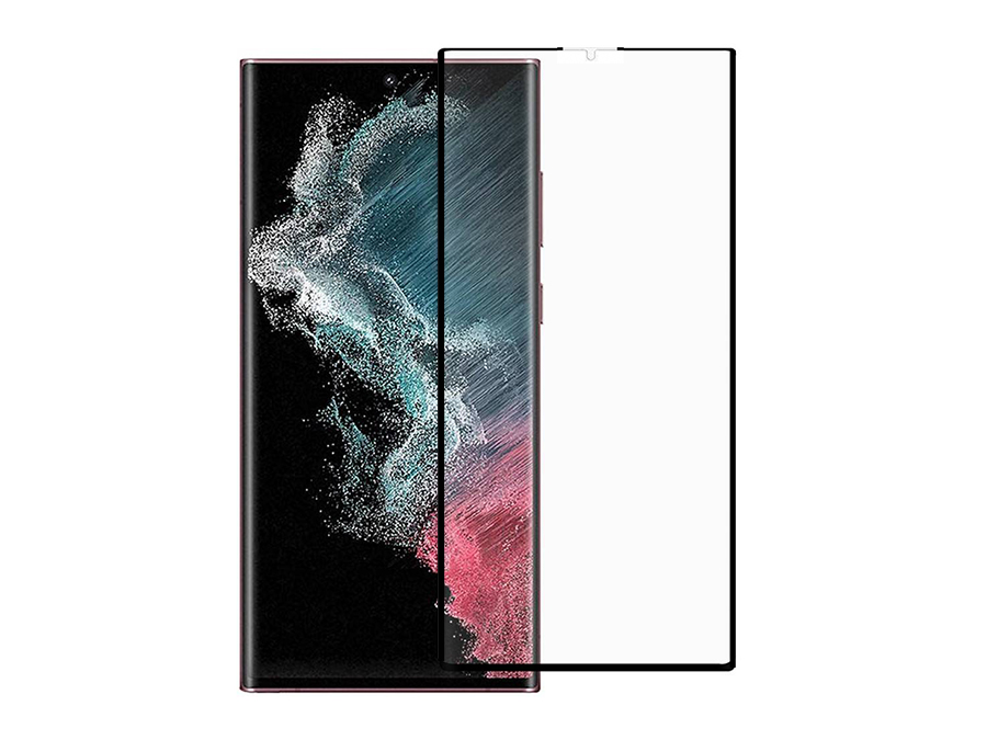 گلس شیشه ای تمام چسب سامسونگ S22 Plus