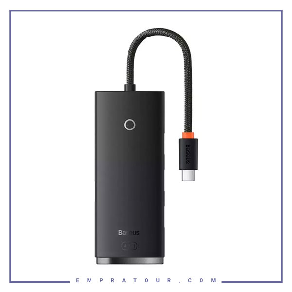 هاب 4 پورت تایپ سی Baseus Lite Series 4-Port WKQX030301