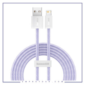 کابل لایتنینگ فست شارژ بیسوس BASEUS CABLE DYNAMIC SERIES FOR LIGHTNING 2.4A 2M CALD000502