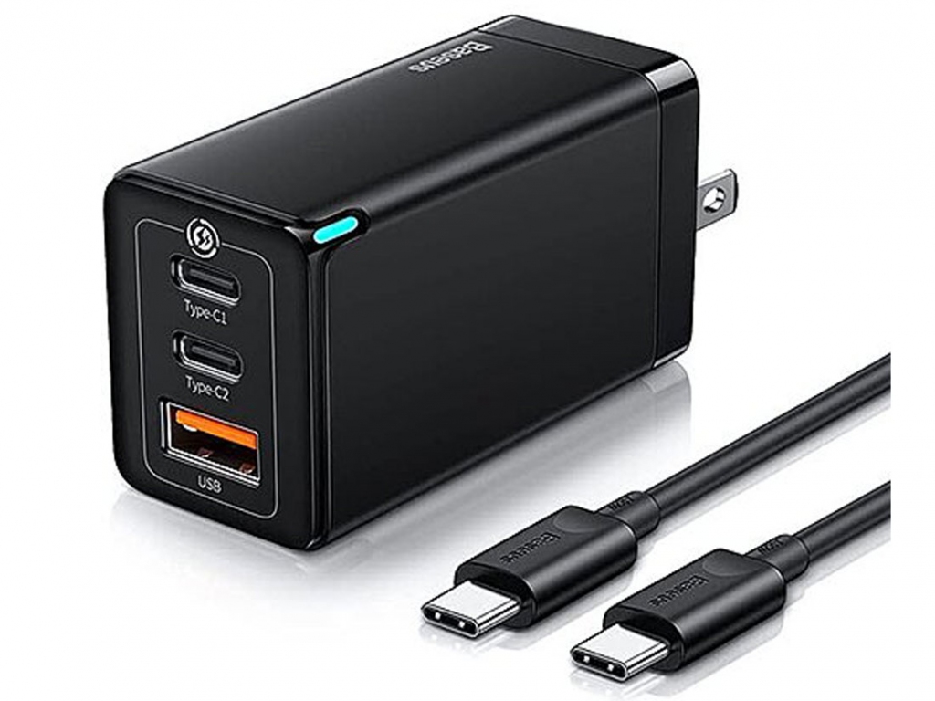 شارژر ۶۵ وات سه پورت بیسوس