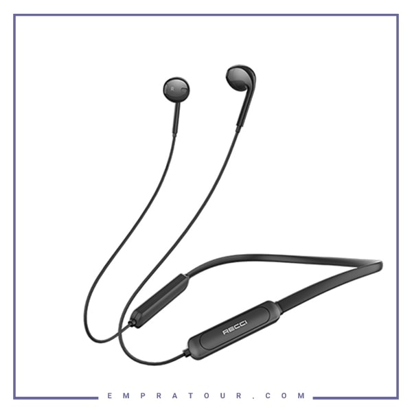 هندزفری دورگردنی بی سیم رسی Recci Audio Creative Neckband Wireless Earphone REP-W09
