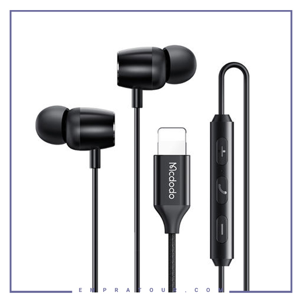 هندزفری سیمی لایتنینگ مکدودو Mcdodo Earplug Digital Earphone For Lightning HP-1040