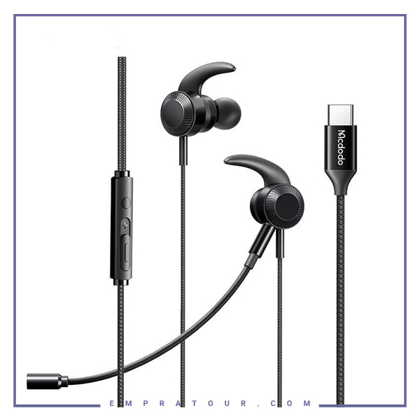 هندزفری سیمی تایپ سی گیمینگ مکدودو Mcdodo Digital Gaming Earphone HP-1340