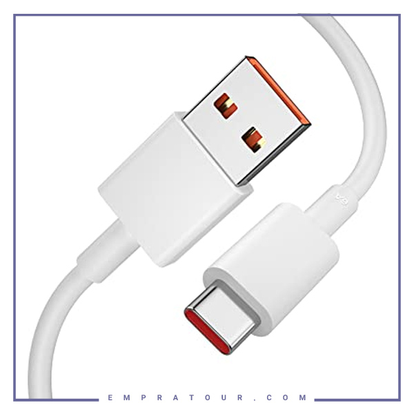 کابل تایپ سی 67وات اورجینال شیامی 1.2متر Xiaomi type-c 67W  L26250007