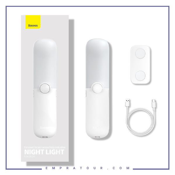 چراغ هوشمند بیسوس  Crescent Moon Human Body Induction NIGHT LIGHT DGDG000102