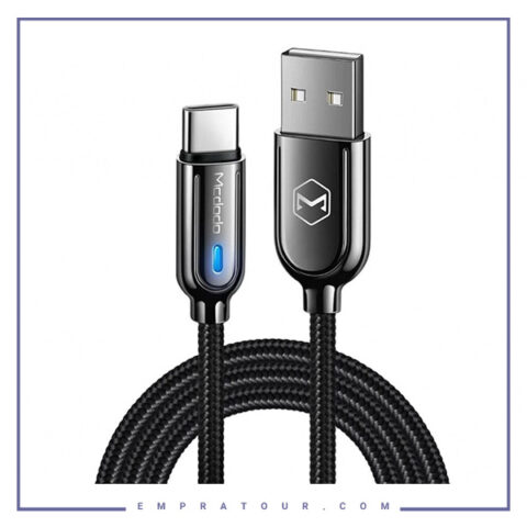 کابل شارژ سریع تایپ‌سی 1 متری مک‌دودو Mcdodo Quick Charge Auto Power-Off Data Cable CA-6190