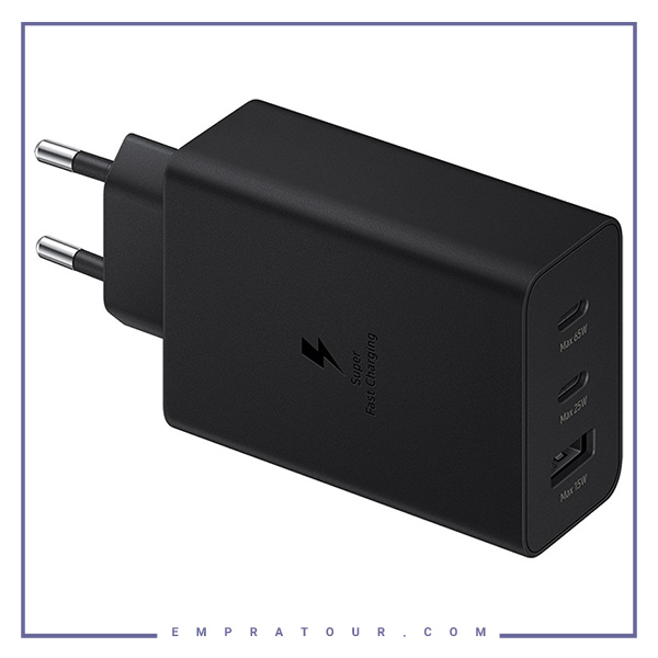 شارژر اصلی سامسونگ 65 وات SAMSUNG POWER ADAPTER TRIO EP-T6530NBEGEU