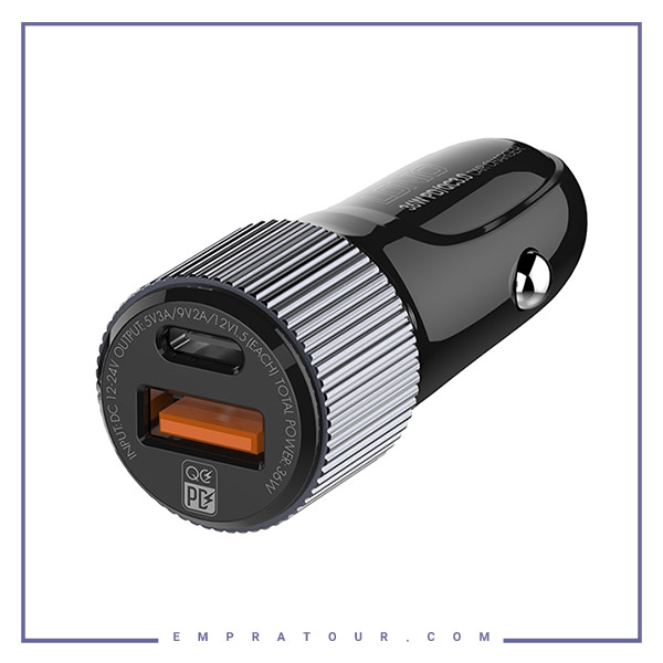 شارژر فندکی فست شارژ الدینیو Ldnio C510Q