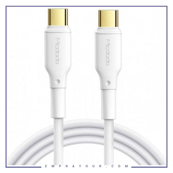 کابل شارژ سریع تایپ‌سی به تایپ‌سی 1.2 متری مک‌دودو MCDODO Series 100W Type-C TO Type-C Cable CA-8350