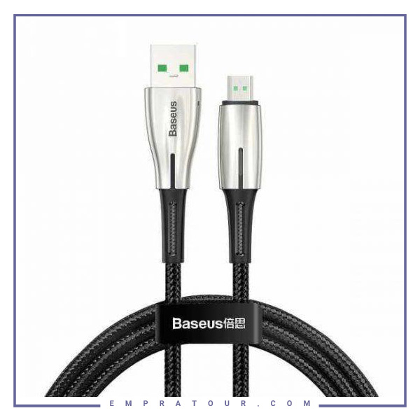 کابل  USB به microUSB دو متری Baseus Water Drop CAMRD-C01