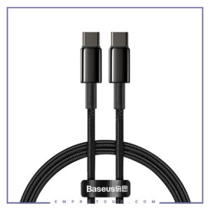 کابل Type C به Type C فست شارژ بیسوس 1 متر Baseus Tungsten Gold PD QC4 CATWJ-01