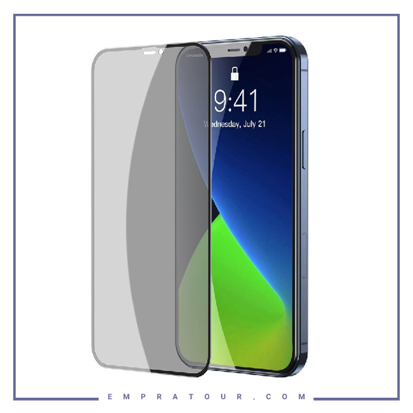پک 2 عددی محافظ صفحه نمايش بیسوس  Curved Screen Anti-peeping SGAPIPH67N-ATG01 iPhone 12 Pro Max