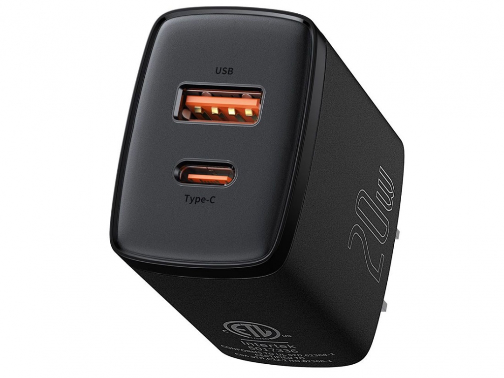 شارژر دیواری فست 20 وات بیسوس CCSUP-A01