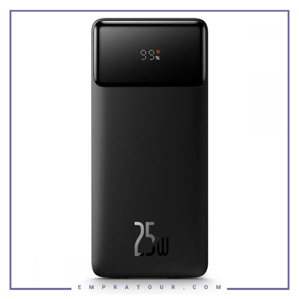 پاوربانک 20000 بیسوس BASEUS POWER BANK BIPOW DIGITAL DISPLAY 20000MAH 25W PPBD020301