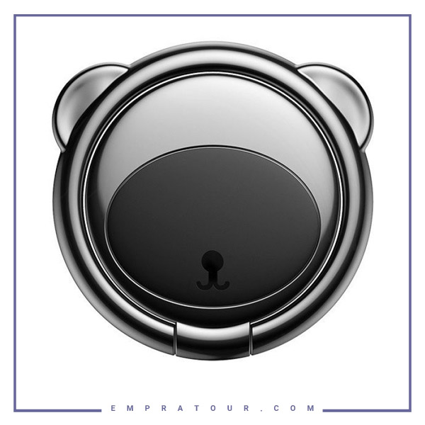 حلقه نگهدارنده موبایل بیسوس Baseus Bear Finger Metal Ring SUBR-01