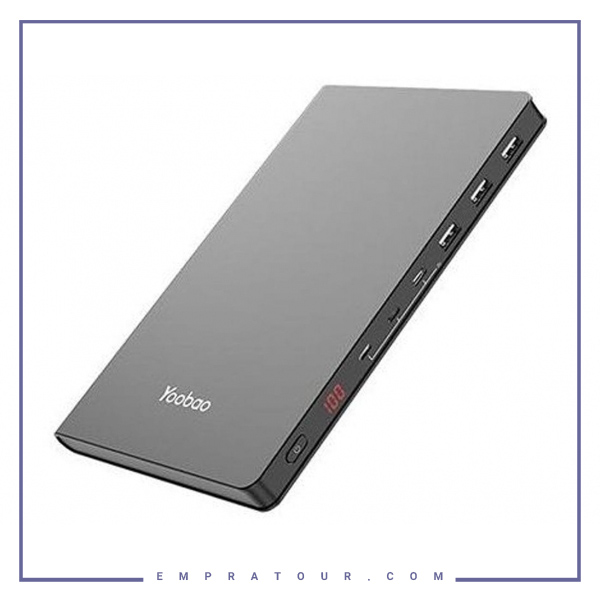 پاوربانک 30000 میلی‌آمپر 3 یواس‌بی و 1 تایپ‌سی یوبائو YooBao PD65W Powerbank Quick Charge Laptop
