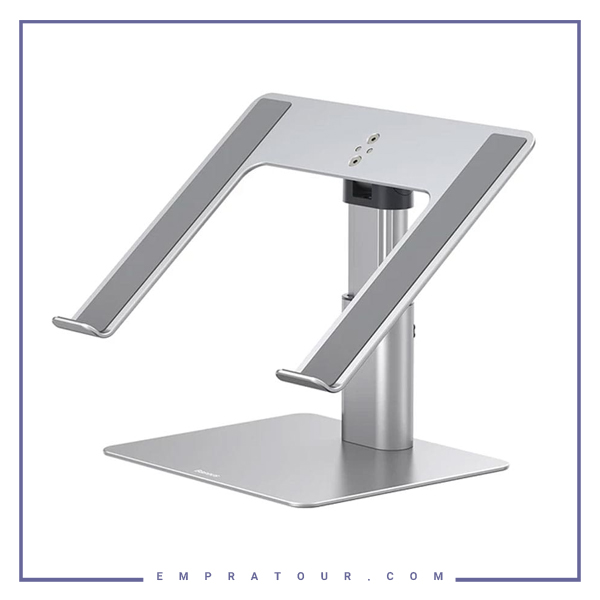 پایه نگهدارنده فلزی لپ‌تاپ بیسوس Baseus LUJS000012 mental adjustable antislip laptop stand