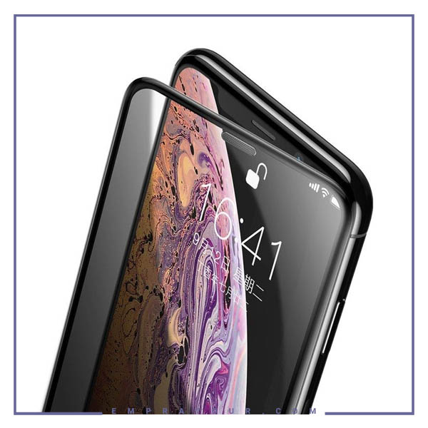 پک 2 تایی محافظ تمام صفحه حریم شخصی بیسوس آیفون Baseuse Curved Privacy glass For Iphone XR/11 SGAPIPH61S-WC01