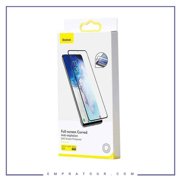 محافظ صفحه نمایش شیشه ای دوتایی بیسوس سامسونگ Galaxy S20