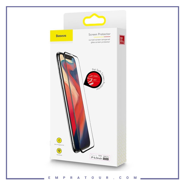 پک 2 تایی محافظ تمام صفحه حریم شخصی بیسوس آیفون XS Max-11 Pro Max