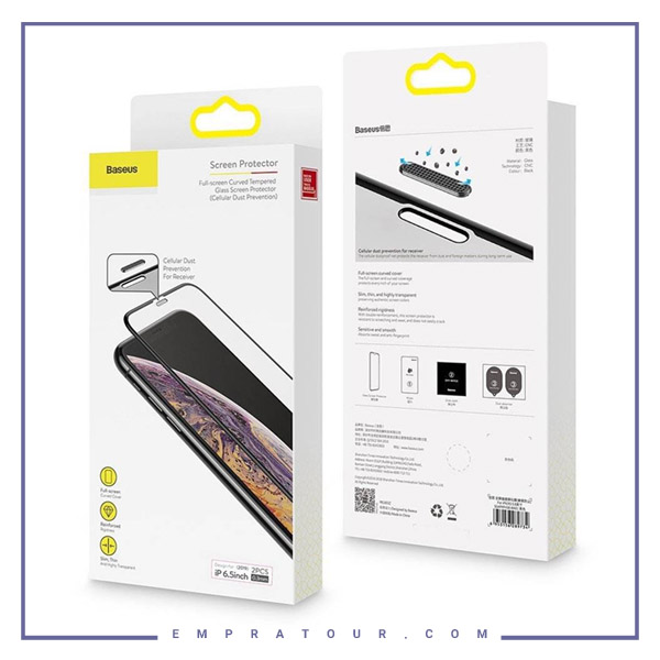 پک 2 تایی محافظ تمام صفحه حریم شخصی بیسوسIphone X-XS