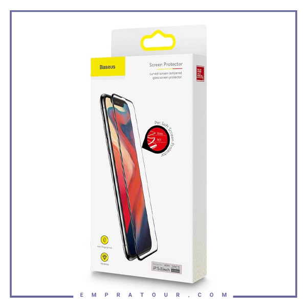 پک 2 تایی محافظ تمام صفحه خمیده بیسوس آیفون X-XS-11PRO