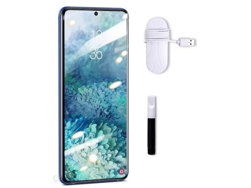 محافظ صفحه یووی شیشه ای دوتایی بیسوس سامسونگGalaxy S20