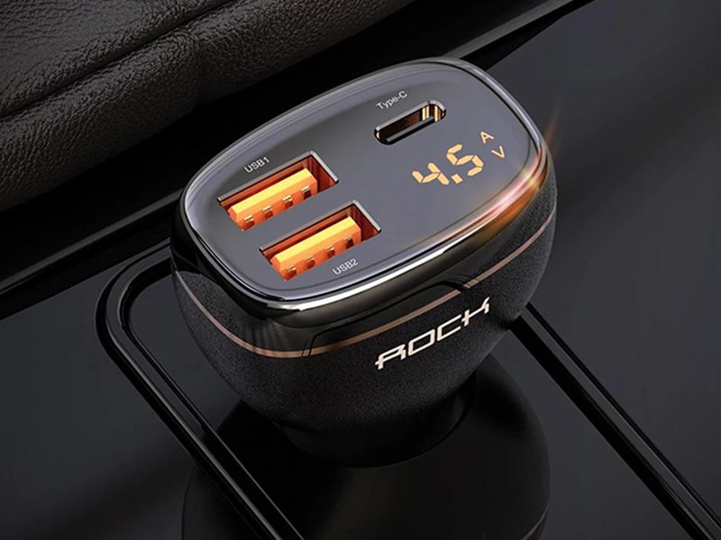 شارژر فندکی سریع راک  C301