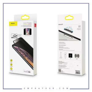 محافظ تمام صفحه حریم شخصی بیسوس آیفون Baseuse Curved Privacy glass For Iphone XR SGAPIPH61-WC01