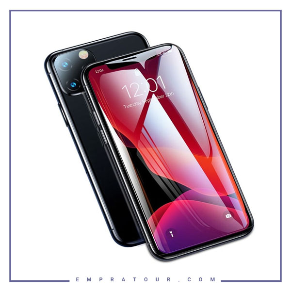 پک 2 تایی محافظ تمام صفحه حریم شخصی بیسوس آیفون XS Max-11 Pro Max