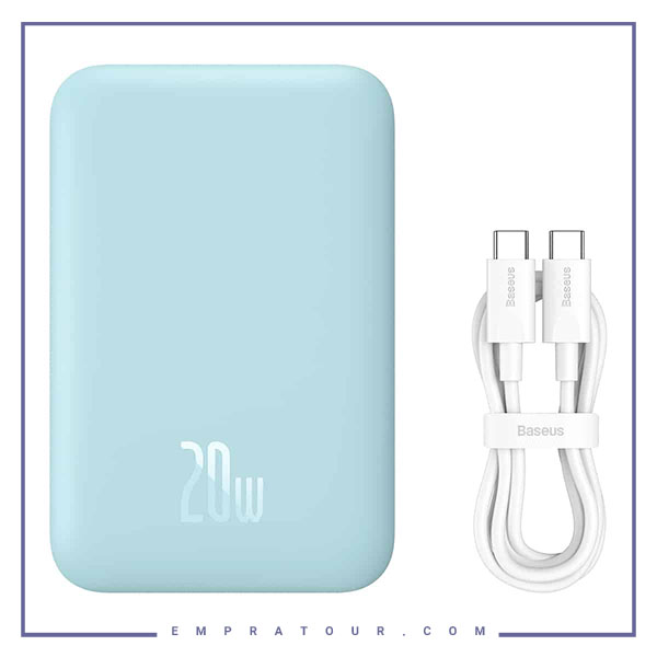 پاوربانک 6000 میلی آمپر بیسوس  Baseus Magnetic Wireless Charging Power bank 6000mAh 20W PPCX02