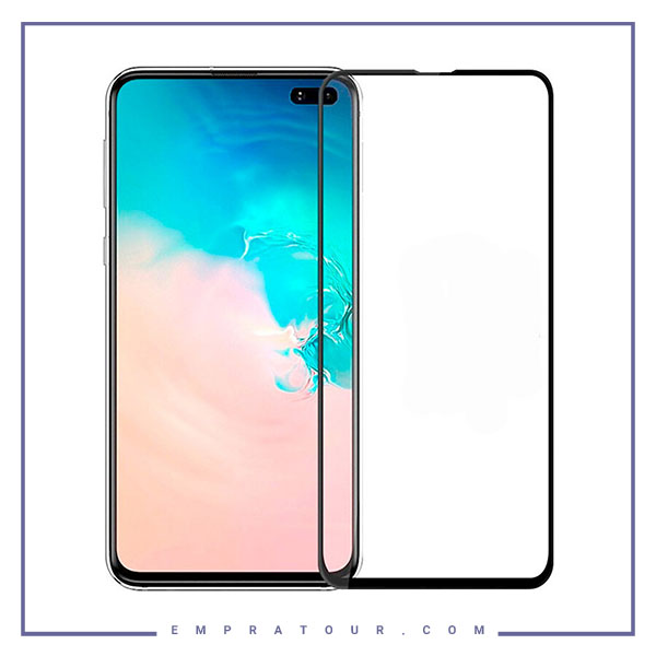 محافظ صفحه نمایش شیشه ای دوتایی بیسوس سامسونگ Galaxy S10 plus