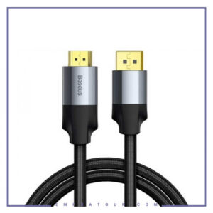کابل HDMI به DP طول 2 متر بیسوس Baseus Enjoyment Series 4K CAKSX-I0G