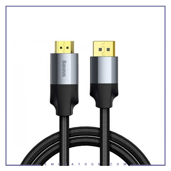 کابل HDMI به DP طول 2 متر بیسوس Baseus Enjoyment Series 4K CAKSX-I0G