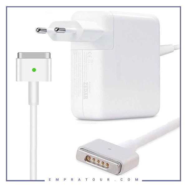 شارژر 60 وات اورجینال اپل Apple magsafe2 Power Adapter 60W A1435