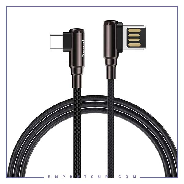 کابل شارژ تایپ سی رسی 1متر RECCI ZINC ALLOY Type-C CABLE RTC-N11C