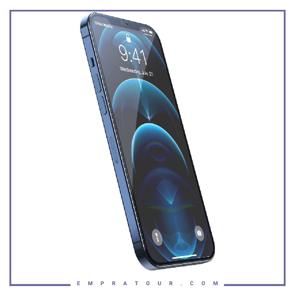 پک 2 تایی محافظ تمام صفحه بیسوس آیفون 12و12پرو Baseuse Tempered Glass Film For IP12/12 Pro SGAPIPH61P-KP01