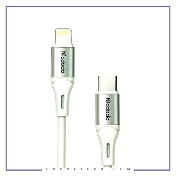کابل فست شارژ لایتنینگ به تایپ سی 1.2 متری مک دودو Mcdodo Type-C To Lightning PD Data Cable CA-186