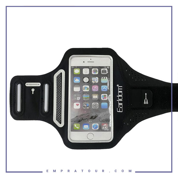 هولدر بازو بند موبایل میکروفون لایتنینگ ارلدام Earldom ET-S1 Phone Holder Arm Band