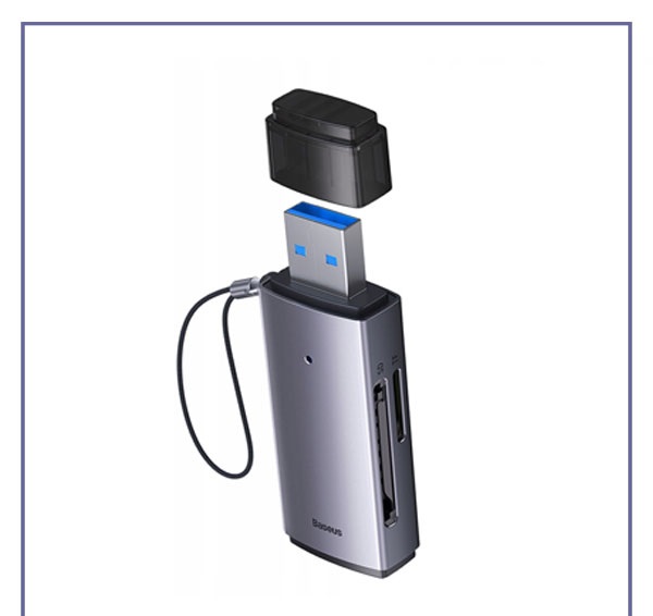رم ریدر USB به اس دی کارت و میکرو اس دی بیسوس