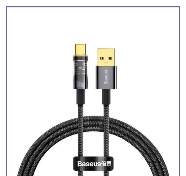 کابل تایپ سی هوشمند بیسوس 2 متر CATS0003012