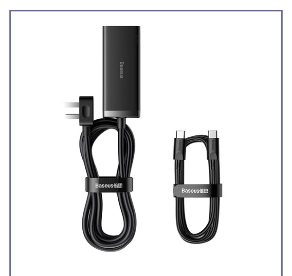 شارژر و چندراهی با کابل تایپ‌سی بیسوس PSZM000301