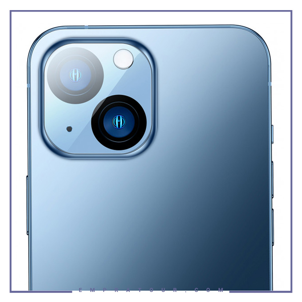 محافظ لنز دوتایی دوربین آیفون 14 و 14 پلاس بیسوس Baseus 14 / 14 plus Lens Film Protector SGQK000702